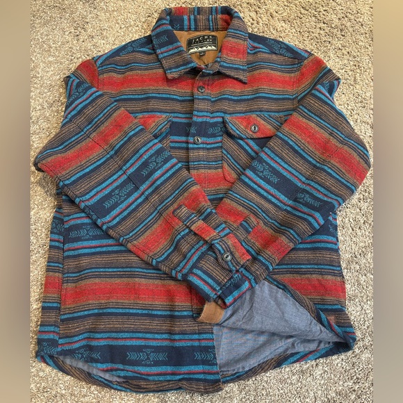Jachs Flannel Jacket Men’s Large Multi-Color - Picture 1 of 2